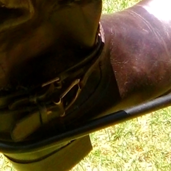 Brown 🤎 Riders Boots Size 6 M/WC Man MADE - Picture 4 of 6